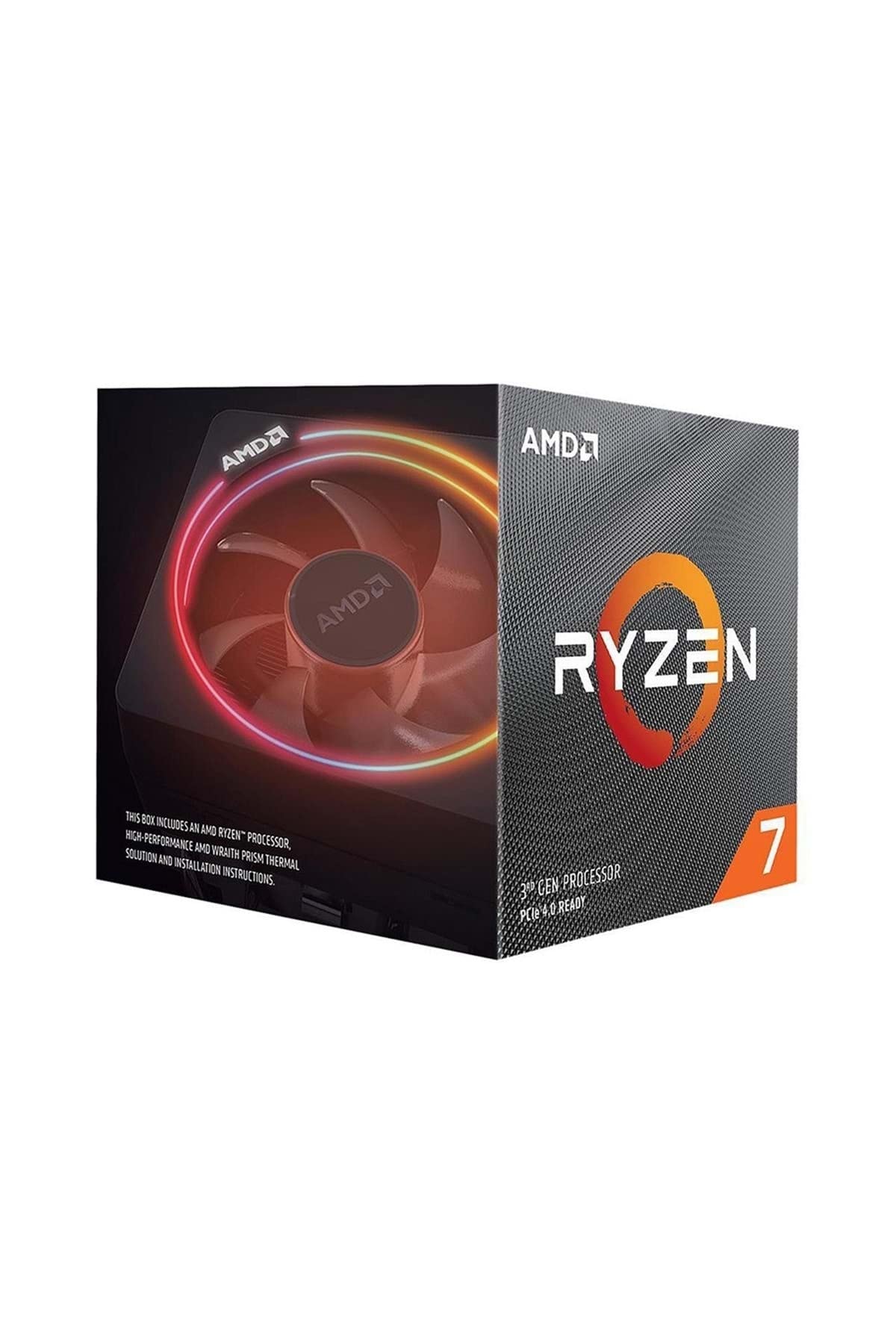 AMD Ryzen 7 3700X with Wraith Prism cooler 3.6GHz 8コア / 16スレッド 36MB 65W 100-100000071BOX
