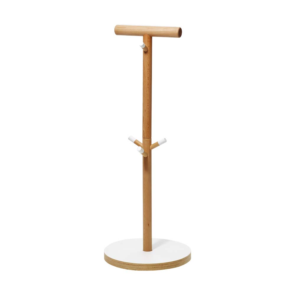 ideaco (イデアコ) コドモハンガー ホワイト 直径38cm 高さ100.5cm ランドセルハンガー・ランドセル収納 Plywood Series(プライウッドシリーズ) ideaco家具 furniture