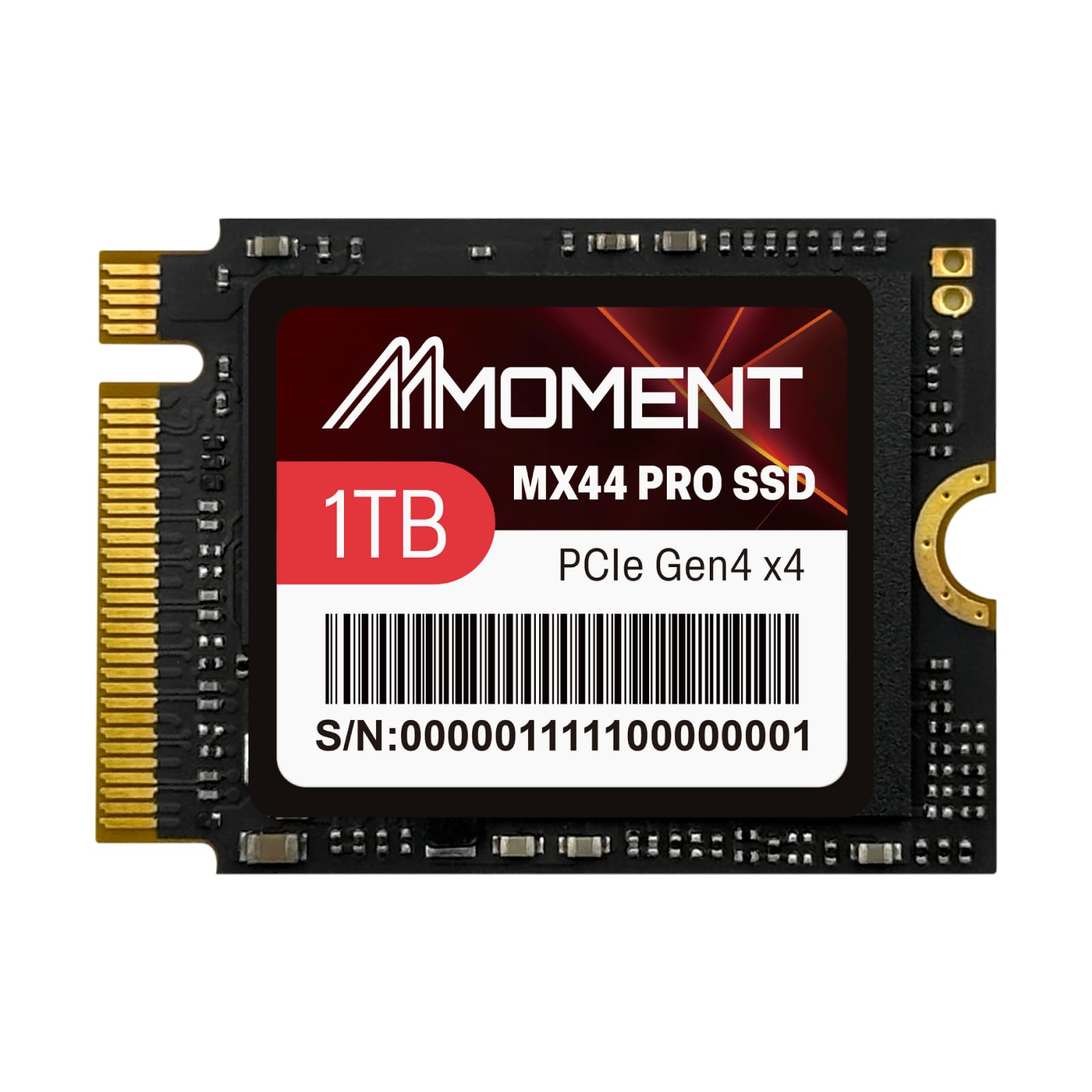 MMOMENT MX44 PRO 1TB M.2 2230 NVMe SSD PCIe Gen4 x4 / PCIe 4.0 内蔵SSD 最大読込 約5000MB/s・最大書込 約4700MB/s|M.2 2230対応デバイス用 ストレージ拡張