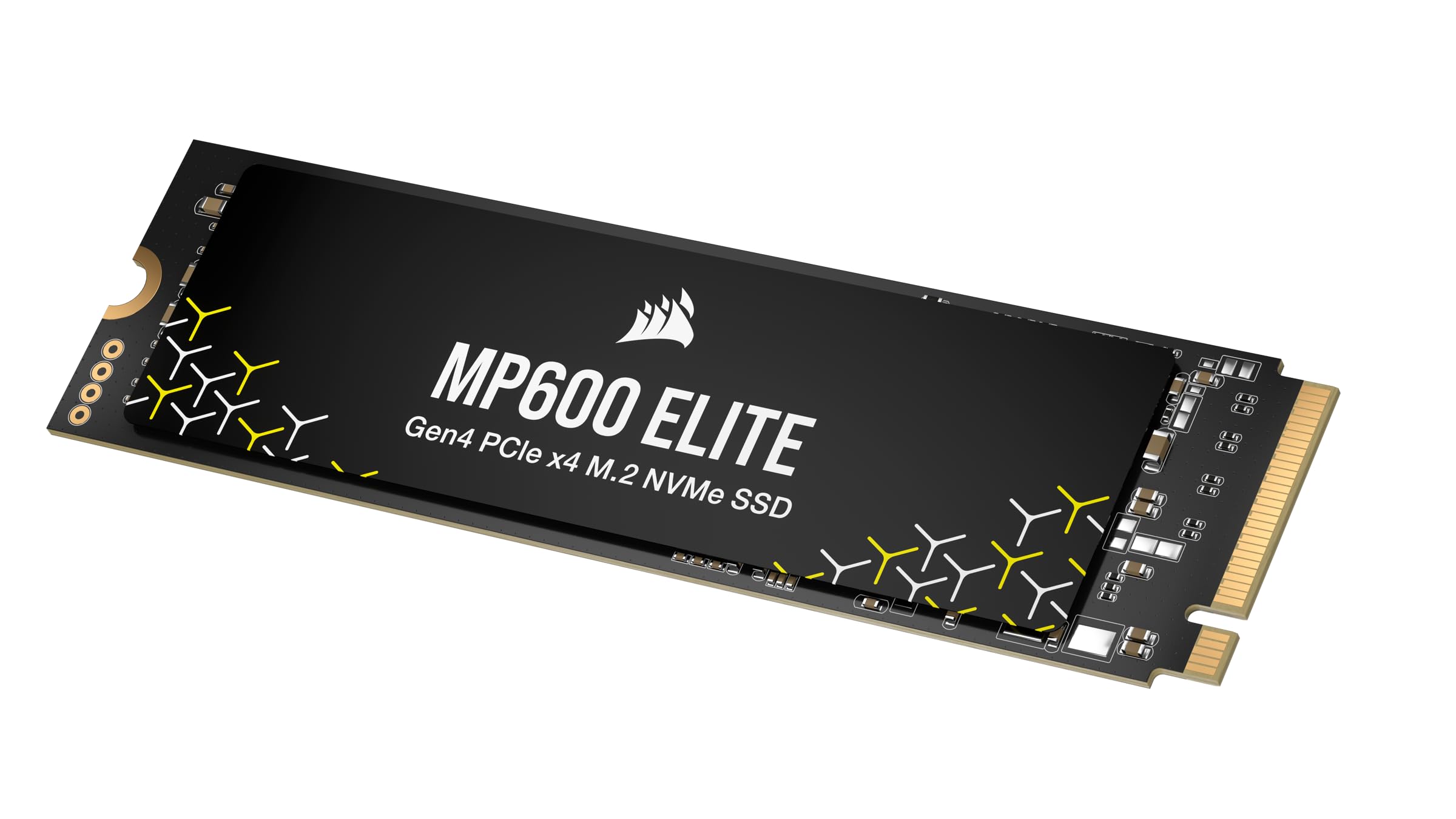CORSAIR MP600 ELITE 2TB PCIe Gen4 x4 NVMe M.2 SSD 高密度 3D TLC NAND – M.2 2280 ヒートシンクなし PC/ノートパソコン適用 CSSD-F2000GBMP600ENH