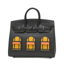 エルメス HERMES バーキン 20 セリエ フォーブル ミッドナイト マダム/アリゲーター ブラック B刻印 窓バーキン【中古】