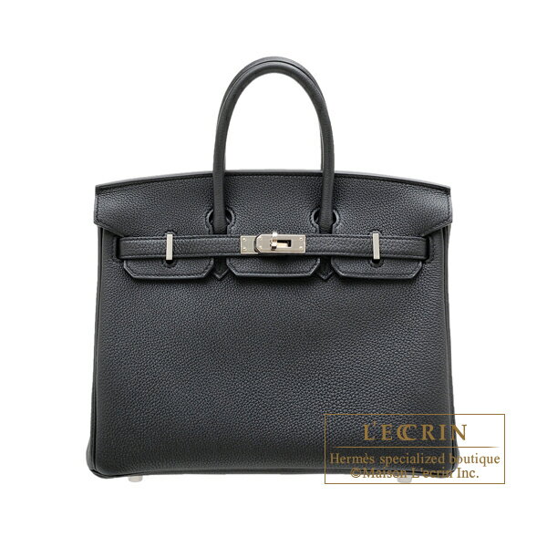 エルメス バーキン バッグ（レディース） エルメス　バーキン25　ブラック　トゴ　シルバー金具　HERMES　Birkin bag 25　Black　Togo leather　Silver hardware