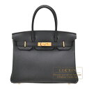 エルメス バーキン30 ブラック トゴ ゴールド金具 HERMES Birkin bag 30 Black Togo leather Gold hardware