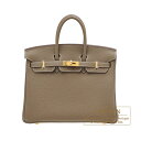 エルメス バーキン25 エトゥープ トゴ ゴールド金具 HERMES Birkin bag 25 Etoupe grey Togo leather Gold hardware