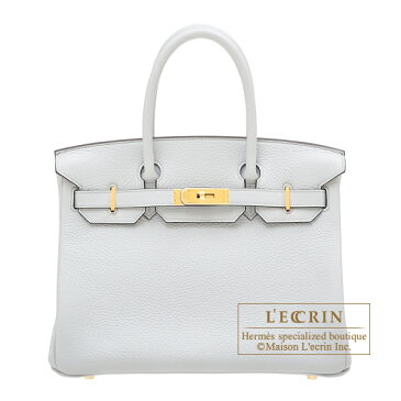 エルメス バーキン30 ブルーペール トリヨンクレマンス ゴールド金具 HERMES Birkin bag 30 Blue pale Clemence leather Gold hardware