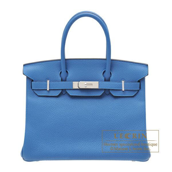エルメス　バーキン30　ミコノス　トリヨンクレマンス　シルバー金具　HERMES　Birkin bag 30　Mykonos　Clemence leather　Silver hardwareのサムネイル