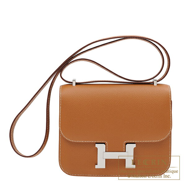 【楽天市場】エルメス コンスタンスミニ ゴールド ヴォーエプソン シルバー金具 HERMES Constance mini Gold