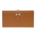 エルメス　ベアンスフレ　ゴールド　ヴォーエプソン　シルバー金具　HERMES　Bearn Soufflet　Gold　Epsom leather　Silver hardware