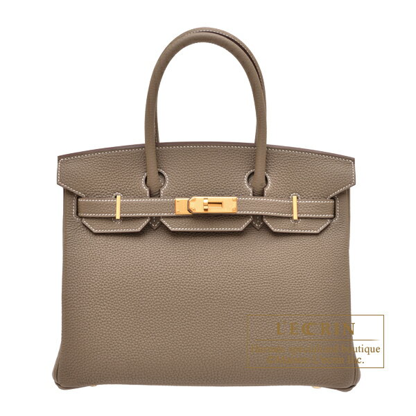 エルメス バーキン30 エトゥープ トゴ ゴールド金具 HERMES Birkin bag 30 Etoupe grey Togo leather Gold hardware