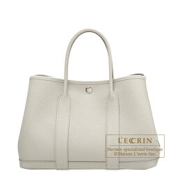 エルメス バッグ ガーデンパーティー（レディース） エルメス　ガーデンパーティ30/TPM　ベトン　ネゴンダ　シルバー金具　HERMES　Garden Party bag 30/TPM　Beton　Negonda leather　Silver hardware