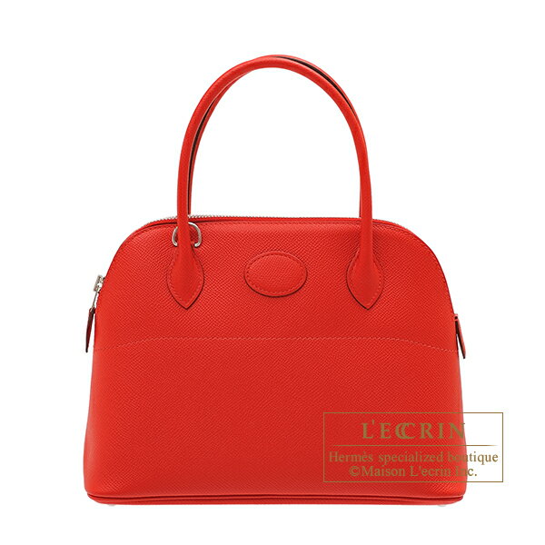 エルメス　ボリード27　ルージュクー　ヴォーエプソン　シルバー金具　HERMES　Bolide bag 27　Rouge coeur　Epsom leather　Silver hardwareのサムネイル