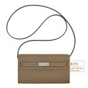 ケリー エルメス　ケリーロング　トゥーゴー　エトゥープ　ヴォーエプソン　シルバー金具　HERMES　Kelly Long To Go　Etoupe grey　Epsom leather　Silver hardware