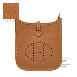 エブリン エルメス　エヴリンアマゾンTPM　ゴールド　トリヨンクレマンス　ゴールド金具　HERMES　Evelyne Amazon bag TPM　Gold　Clemence leather　Gold hardware