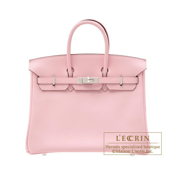 エルメス　バーキン25　ローズサクラ　スイフト　シルバー金具　HERMES　Birkin bag 25　Rose sakura　Swift leather　Silver hardwareのサムネイル