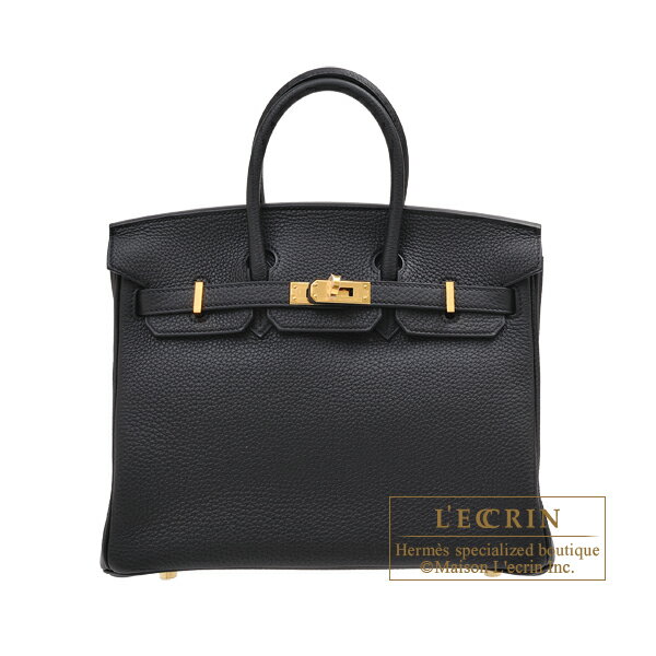 エルメス バーキン25 ブラック トゴ ゴールド金具 HERMES Birkin bag 25 Black Togo leather Gold hardware