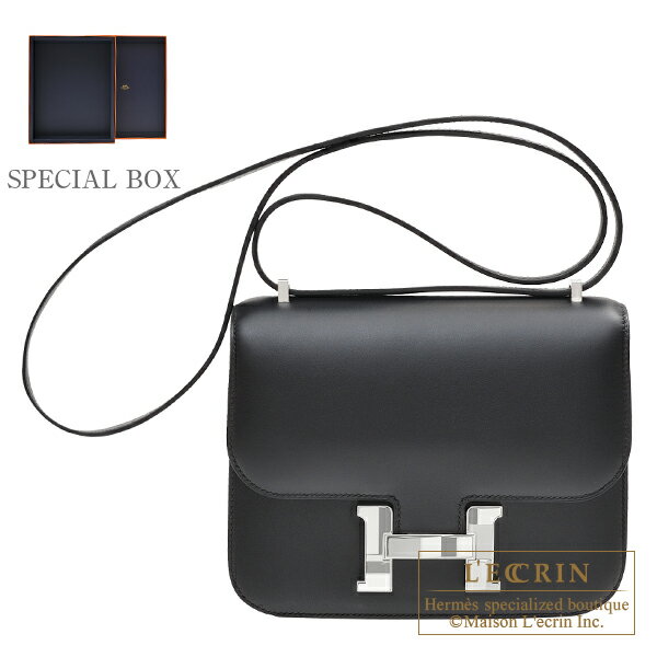 エルメス　コンスタンスミニ　スタジオ　ブラック　ムッシュ　シルバー金具　HERMES　Constance mini　Studio　Black　Monsieur leather　Silver hardware