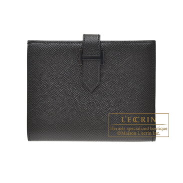 エルメス　ベアンコンパクトモノクローム　ソーブラック　ブラック　ヴォーエプソン　ブラック金具　HERMES　Bearn Compact Monochrome　So-black　Black　Epsom leather　Black hardware