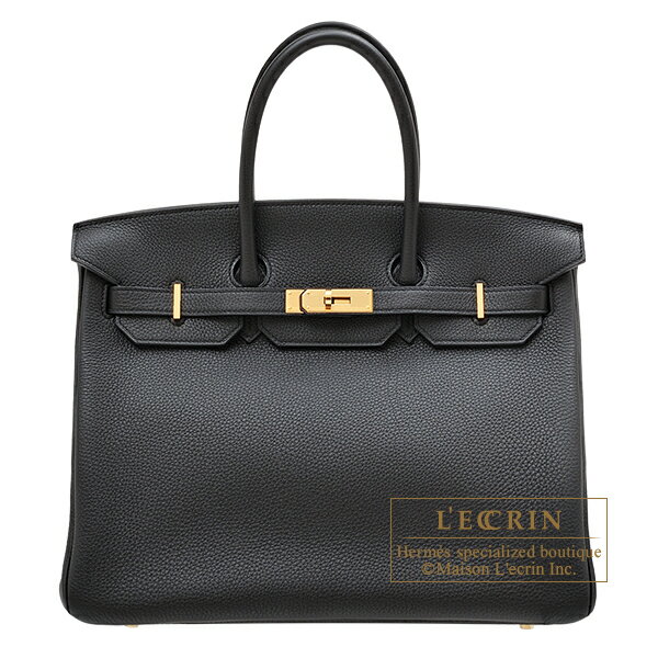 エルメス バーキン バッグ（レディース） エルメス　バーキン35　ブラック　トゴ　ゴールド金具　HERMES　Birkin bag 35　Black　Togo leather　Gold hardware