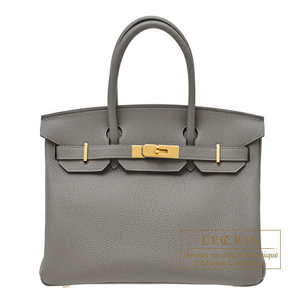 エルメス バーキン バッグ（レディース） エルメス　バーキン30　グリメイヤー　トゴ　ゴールド金具　HERMES　Birkin bag 30　Gris meyer　Togo leather　Gold hardware