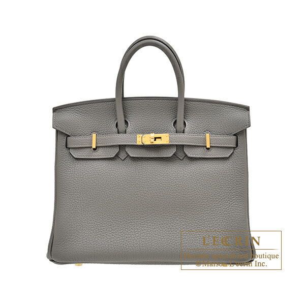 エルメス バーキン バッグ（レディース） エルメス　バーキン25　グリメイヤー　トゴ　ゴールド金具　HERMES　Birkin bag 25　Gris meyer　Togo leather　Gold hardware