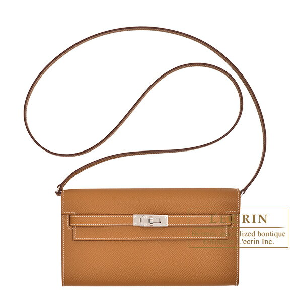Rakuten - エルメス　ケリーロング　トゥーゴー　ゴールド　ヴォーエプソン　シルバー金具　HERMES　Kelly Long To Go　Gold　Epsom leather　Silver hardware
