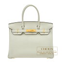 エルメス バーキン バッグ（レディース） エルメス　バーキン30　グリネヴェ　トゴ　ゴールド金具　HERMES　Birkin bag 30　Gris neve　Togo leather　Gold hardware