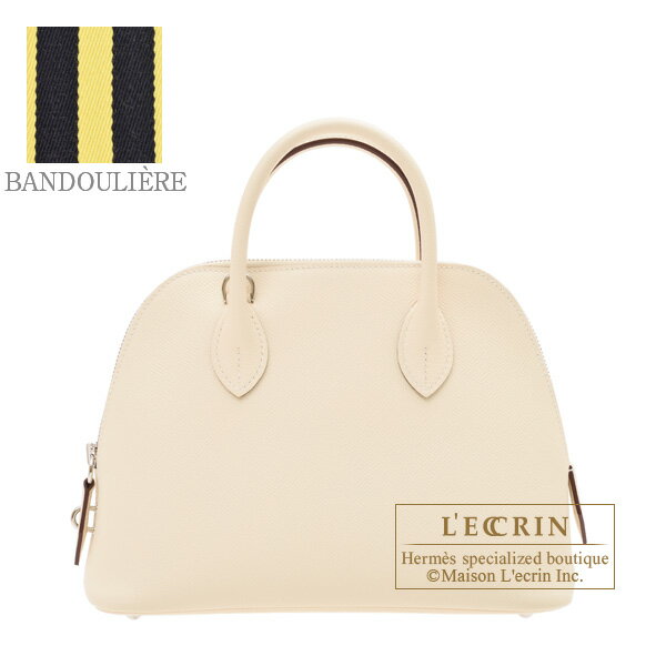 エルメス　ボリード1923　25　ナタ/サングル・ウーリー　ヴォーエプソン　シルバー金具　HERMES　Bolide bag 1923 25　Nata/Sangle Wooly　Epsom leather　Silver hardwareのサムネイル