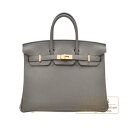 エルメス バーキン25 エタン トゴ ゴールド金具 HERMES Birkin bag 25 Etain Togo leather Gold hardware