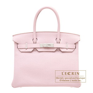 エルメス　バーキン30　モーヴペール　トリヨンクレマンス　シルバー金具　HERMES　Birkin bag 30　Mauve pale　Clemence leather　Silver hardware