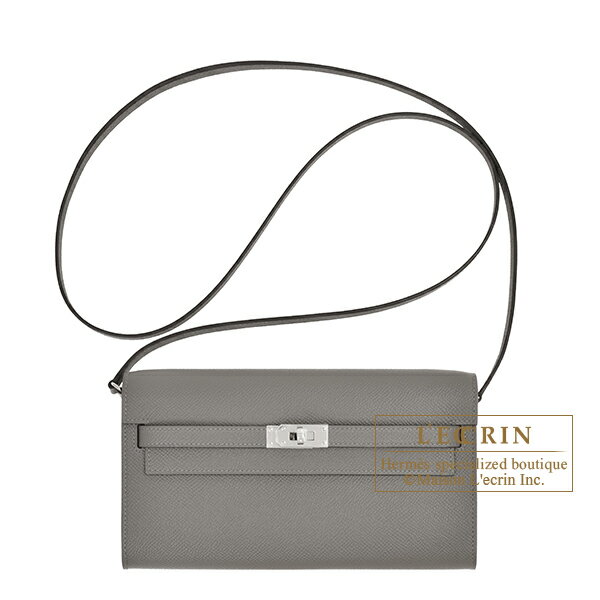 エルメス　ケリーロング　トゥーゴー　グリメイヤー　ヴォーエプソン　シルバー金具　HERMES　Kelly Long To Go　Gris meyer　Epsom leather　Silver hardwareのサムネイル