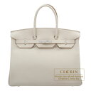 エルメス　バーキン35　ベトン　トゴ　シルバー金具　HERMES　Birkin bag 35　Beton　Togo leather　Silver hardware