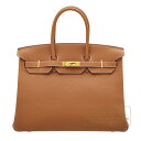 エルメス バーキン35 ゴールド トゴ ゴールド金具 HERMES Birkin bag 35 Gold Togo leather Gold hardware