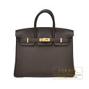 エルメス バーキン バッグ（レディース） エルメス　バーキン25　エベーヌ　トゴ　ゴールド金具　HERMES　Birkin bag 25　Ebene　Togo leather　Gold hardware