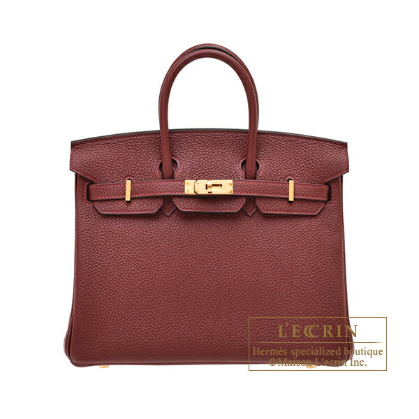 エルメス　バーキン25　ルージュアッシュ　トゴ　ゴールド金具　HERMES　Birkin bag 25　Rouge H　Togo leather　Gold hardwareのサムネイル