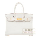 エルメス バーキン バッグ（レディース） エルメス　バーキン30　グリペール　トゴ　ゴールド金具　HERMES　Birkin bag 30　Gris pale　Togo leather　Gold hardware