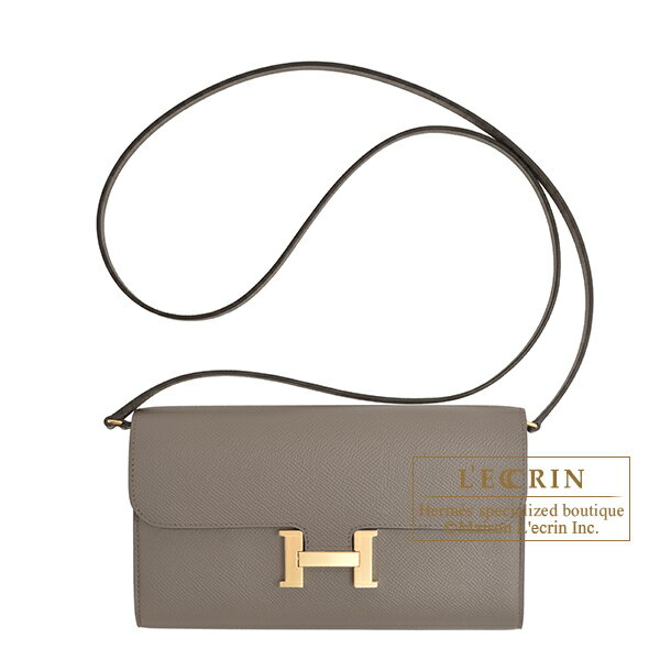 乐天商城 - エルメス　コンスタンスロング　トゥーゴー　エタン　ヴォーエプソン　ゴールド金具　HERMES　Constance Long To Go　Etain　Epsom leather　Gold hardware