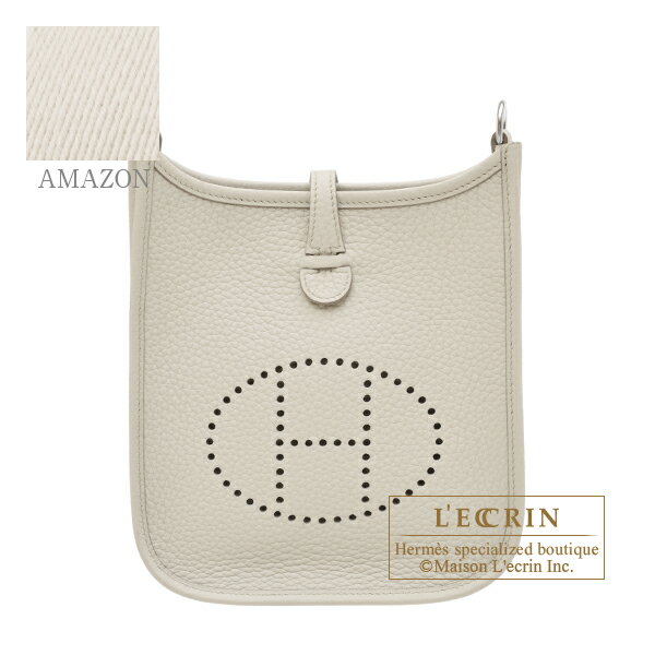 エブリン エルメス　エヴリンアマゾンTPM　ベトン　トリヨンクレマンス　シルバー金具　HERMES　Evelyne Amazon bag TPM　Beton　Clemence leather　Silver hardware