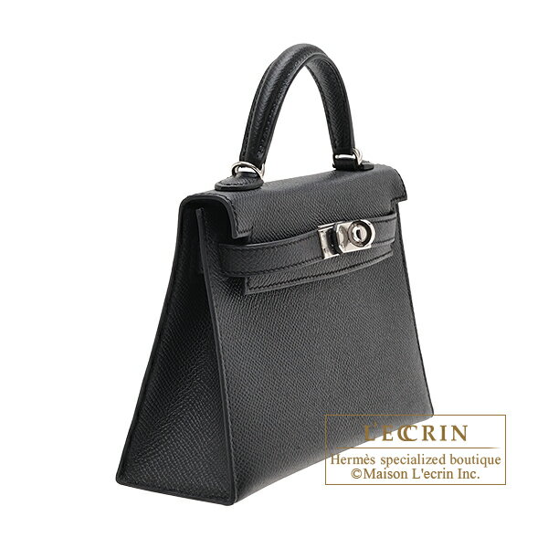 エルメス ケリーミニ/外縫い ブラック ヴォー...の紹介画像3