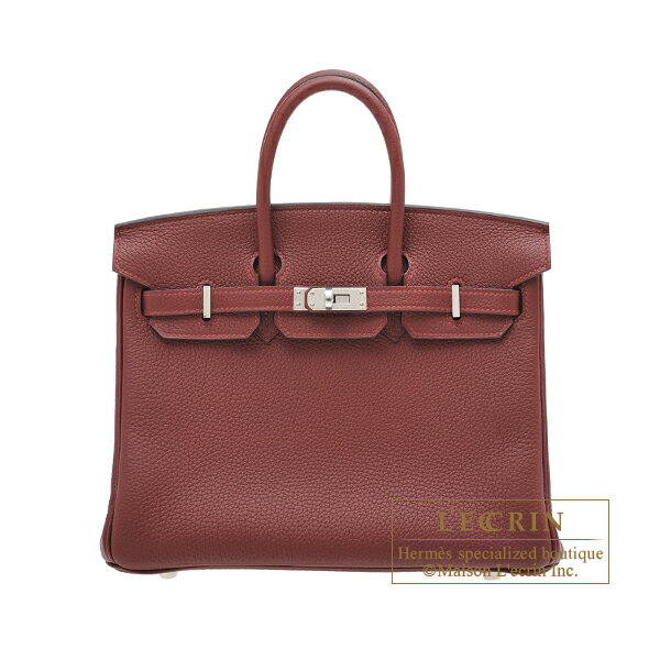 Rakuten - エルメス　バーキン25　ルージュアッシュ　トゴ　シルバー金具　HERMES　Birkin bag 25　Rouge H　Togo leather　Silver hardware