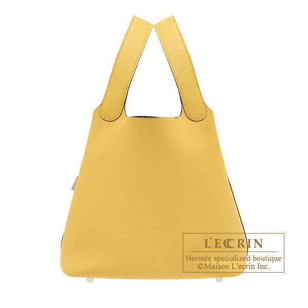 エルメス ピコタン バッグ（レディース） エルメス　ピコタンロック22/MM　サン　トリヨンクレマンス　シルバー金具　HERMES　Picotin Lock bag 22/MM　Sun　Clemence leather　Silver hardware