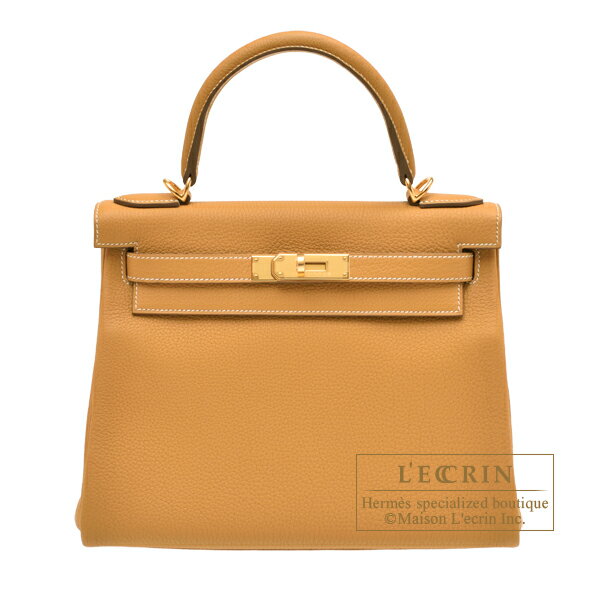 ケリー エルメス　ケリー28/内縫い　ナチュラルサブレ　トゴ　ゴールド金具　HERMES　Kelly bag 28　Retourne　Natural sable　Togo leather　Gold hardware