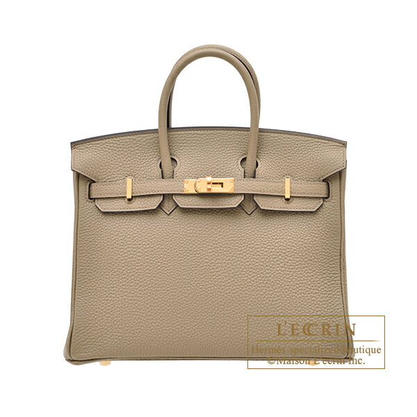 エルメス バーキン バッグ（レディース） エルメス　バーキン25　ベージュマルファ　トゴ　ゴールド金具　HERMES　Birkin bag 25　Beige marfa　Togo leather　Gold hardware