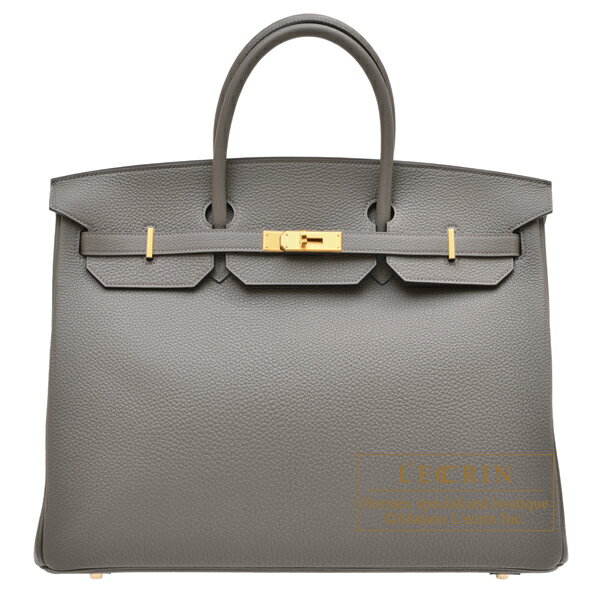 エルメス バーキン バッグ（レディース） エルメス　バーキン40　グリメイヤー　トゴ　ゴールド金具　HERMES　Birkin bag 40　Gris meyer　Togo leather　Gold hardware