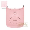 エブリン エルメス　エヴリンアマゾンTPM　ローズサクラ　トリヨンクレマンス　シルバー金具　HERMES　Evelyne Amazon bag TPM　Rose sakura　Clemence leather　Silver hardware