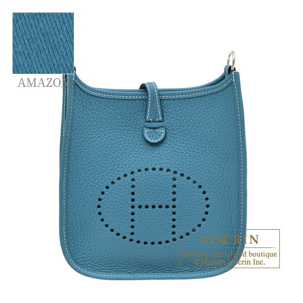 エルメス　エヴリンアマゾンTPM　ニューブルージーン　トリヨンクレマンス　シルバー金具　HERMES　Evelyne Amazon bag TPM　New blue jean　Clemence leather　Silver hardware