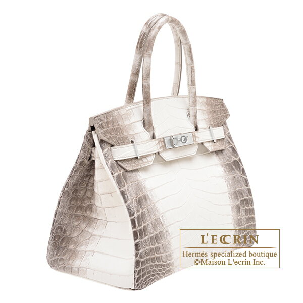 ����᥹���С�����30���ҥޥ�䡡�����������롡�˥��ƥ������ޥåȡ�����С����HERMES��Birkin bag 30��Himalaya��Matt niloticus crocodile skin��Silver hardware