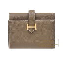 エルメス ベアンコンビネ エトゥープ ヴォーエプソン ゴールド金具 HERMES Bearn Conbine Etoupe grey Epsom leather...