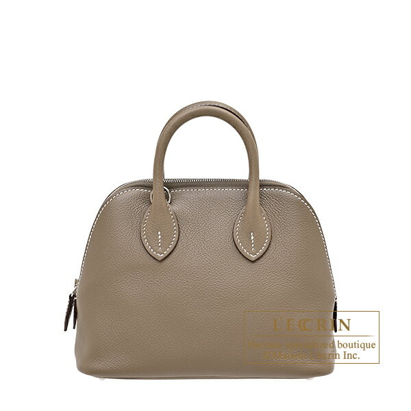 エルメス　ボリード1923　ミニ　エトゥープ　エバーカラー　シルバー金具　HERMES　Bolide bag 1923 mini　Etoupe grey　Evercolor leather　Silver hardwareのサムネイル