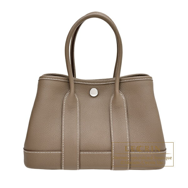 Rakuten - エルメス　ネオガーデン23　エトゥープ　トゴ　シルバー金具　HERMES　Neo Garden bag 23　Etoupe grey　Togo leather　Silver hardware