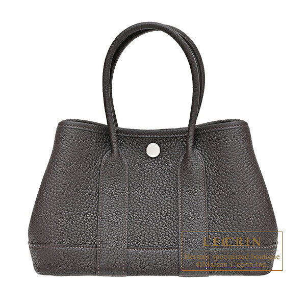 Rakuten - エルメス　ネオガーデン23　ベブラン　ネゴンダ　シルバー金具　HERMES　Neo Garden bag 23　Bai brun　Negonda leather　Silver hardware
